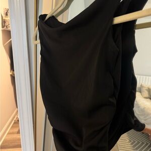 Commense Black Off The Shoulder Top with White Tag